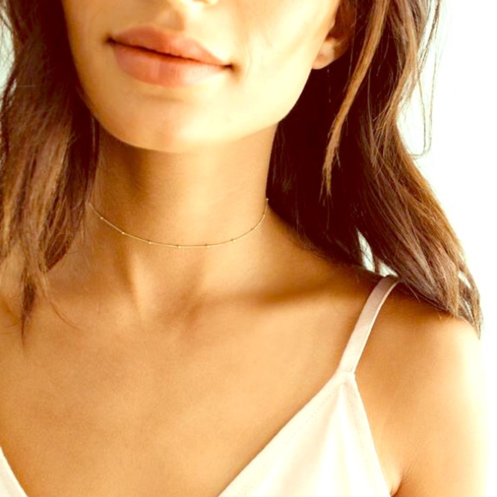 14k Gold Fill “Satellite” Choker